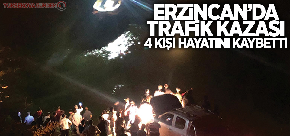 Erzincan'da minibüs nehre uçtu: 4 ölü, 3 yaralı