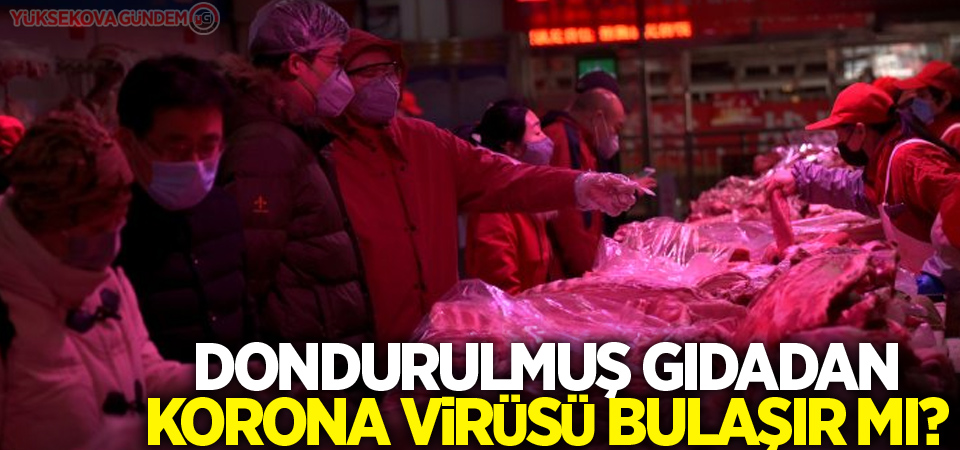 Dondurulmuş gıdadan korona virüsü bulaşır mı?