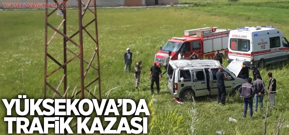 Yüksekova'da trafik kazası: 4 yaralı