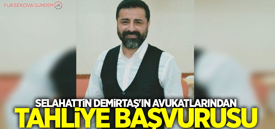 Selahattin Demirtaş'ın avukatlarından tahliye başvurusu