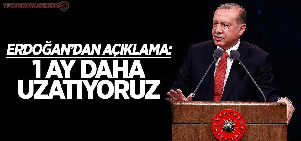 Cumhurbaşkanı Erdoğan: Kısa çalışma ve işsizlik ödeneğini 1 ay daha uzatıyoruz