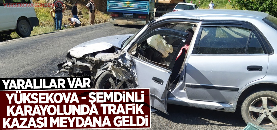Yüksekova-Şemdinli karayolunda kaza: 5 yaralı