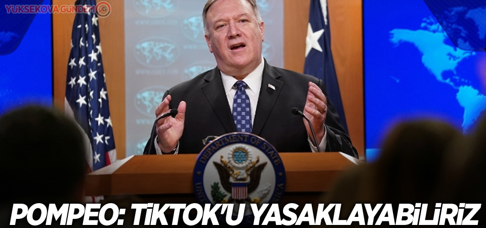 Pompeo: TikTok'u yasaklayabiliriz