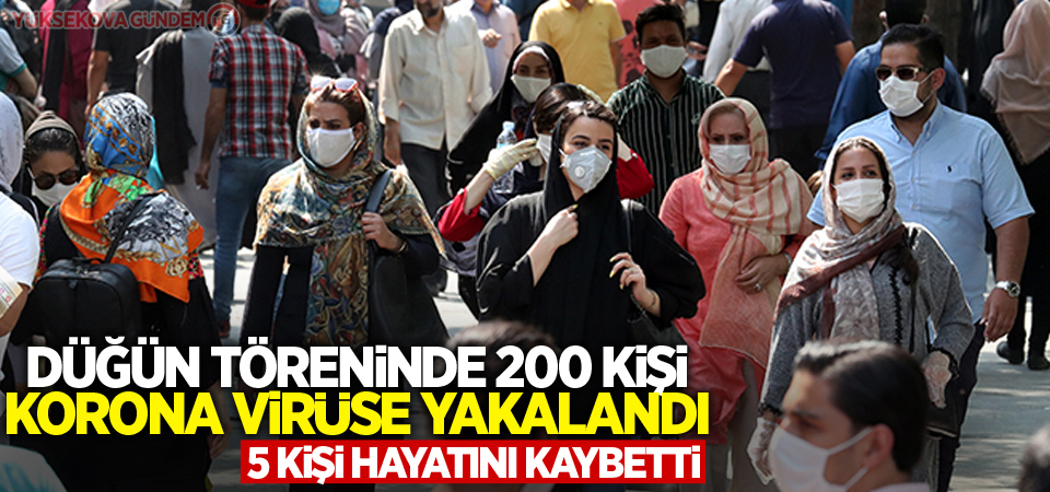 Düğün töreninde 200 kişi korona virüse yakalandı