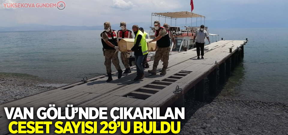 Van Gölü’nde çıkarılan ceset sayısı 29’u buldu