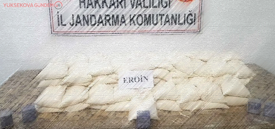 Şemdinli’de 80 kilo eroin ele geçirildi