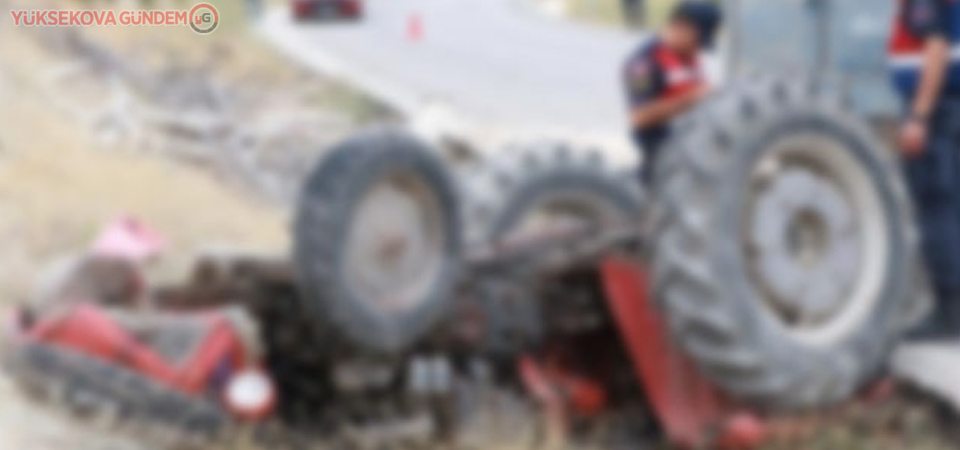 Van'da traktörün takla attı: 1 ölü
