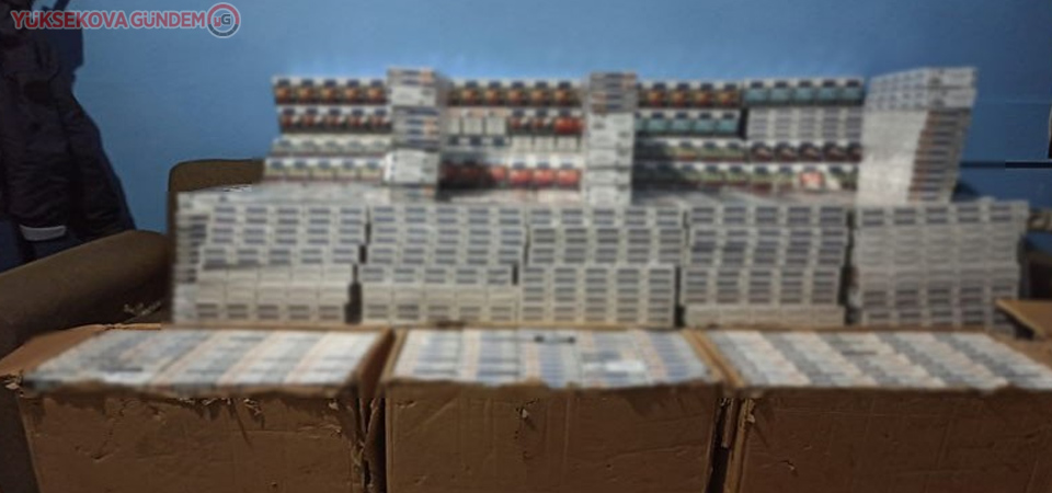 5 bin 700 paket kaçak sigara ele geçirildi