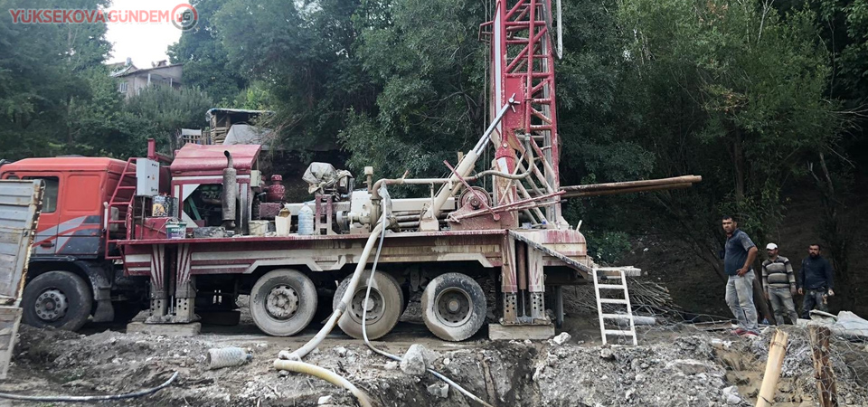 Hakkari’de içme suyu için sondaj çalışması