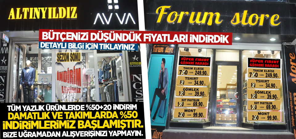 (ALTINYILDIZ - FORUM STORE) REKLAM