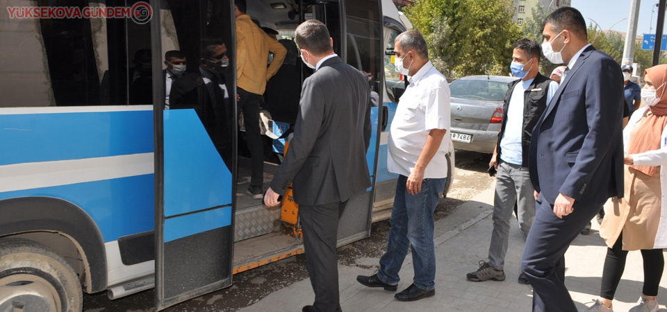 Yüksekova’da korona virüs denetimi