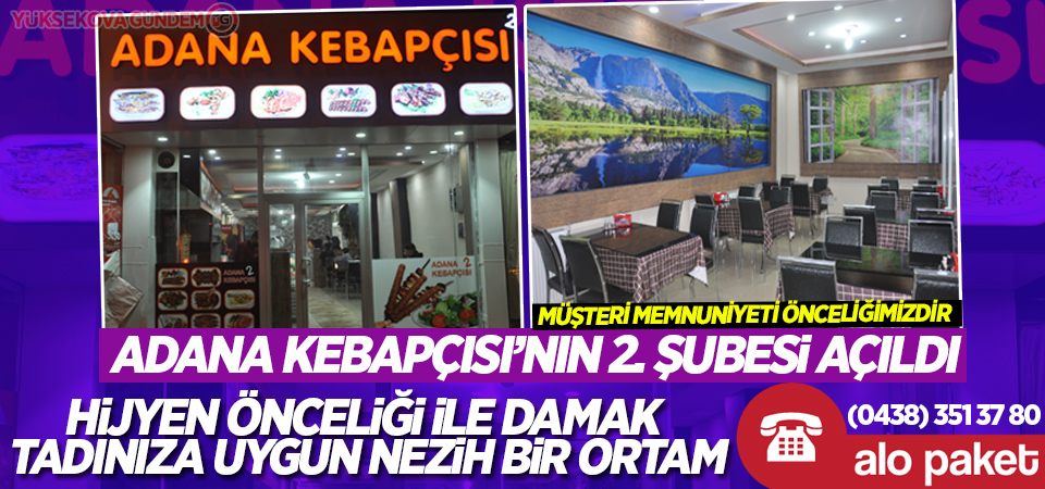 Adana Kebapçısı'nın 2. Şubesi açıldı