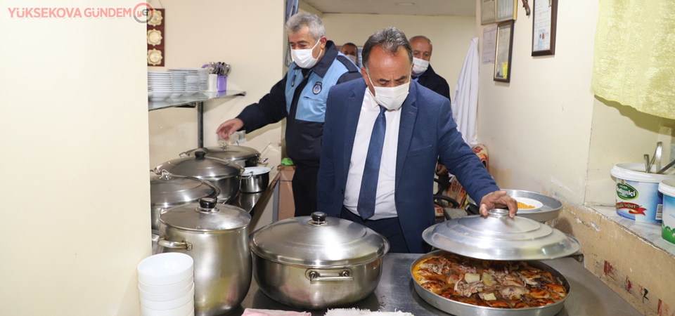 Hakkari’de lokantalar denetlendi