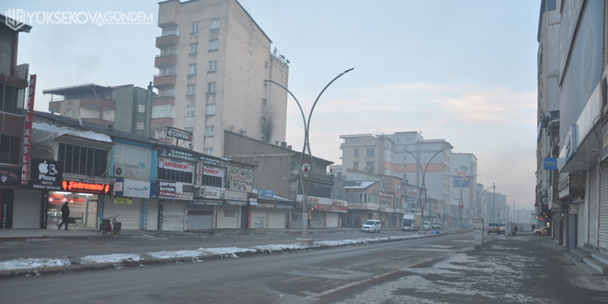 Yüksekova'da kısıtlama sessizliği