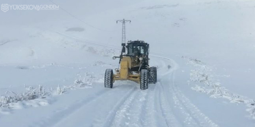 Hakkari'de kardan kapalı yollar ulaşıma açıldı