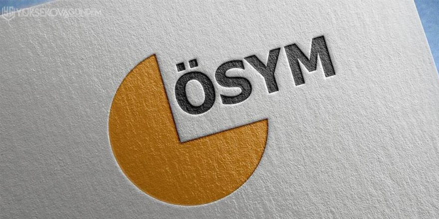 ÖSYM'nin 2021 yılı sınav takvimi açıklandı