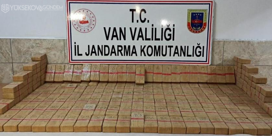 Van’da 101 kilo eroin ele geçirildi