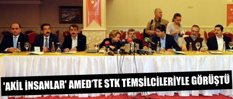 'Akil insanlar' Amedte STK temsilcileriyle görüştü