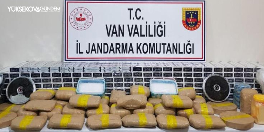 Başkale’de 69 kilogram uyuşturucu ele geçirildi