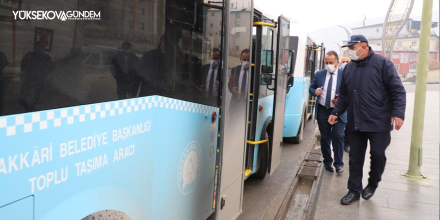 Hakkari’de şehir içi servisler denetlendi