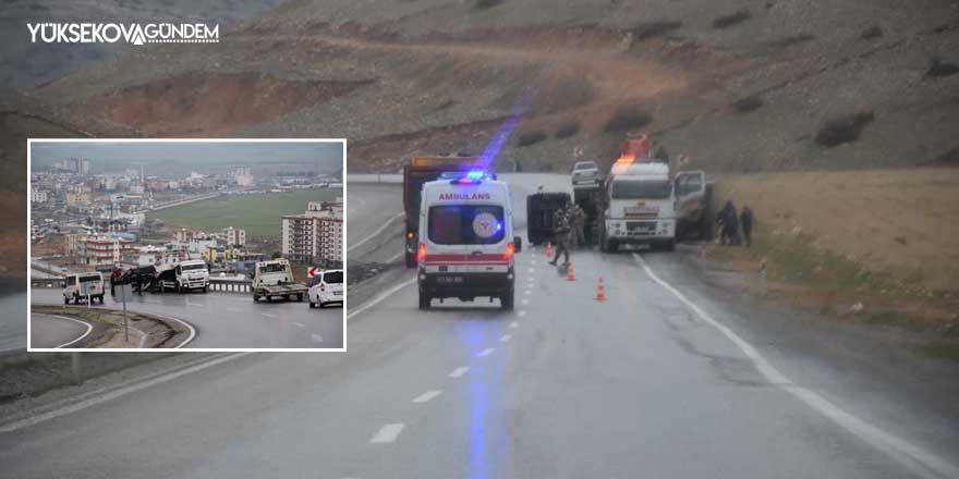 Şırnak'ta zincirleme trafik kazası: 6 yaralı