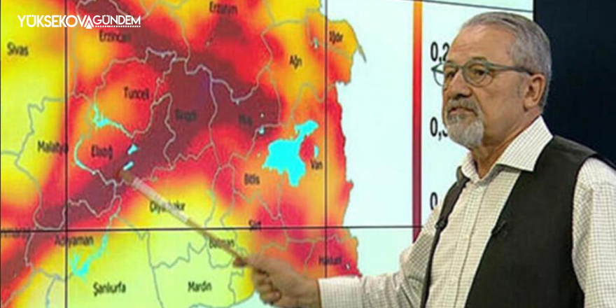 Prof.Dr. Görür: 'Doğu Anadolu fayında 7 mertebesinde deprem bekliyoruz'