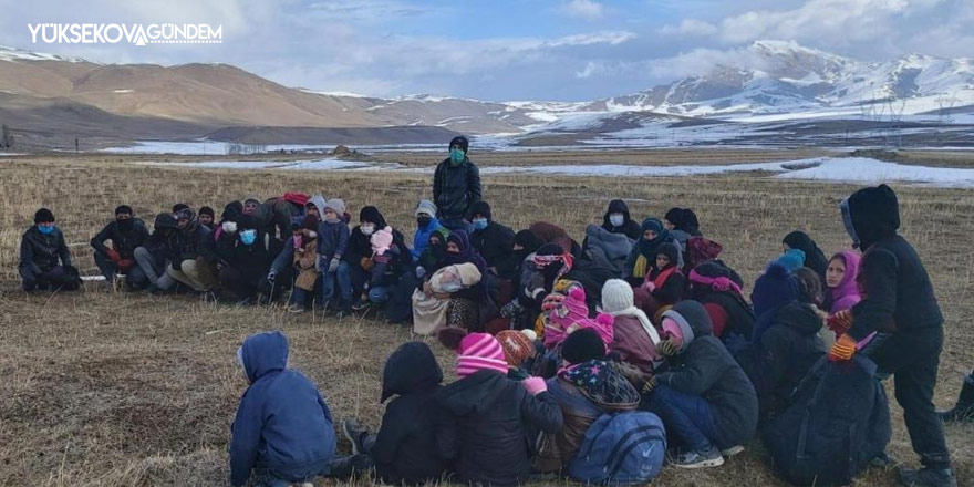 İran’a geçmek isteyen 59 düzensiz göçmen yakalandı