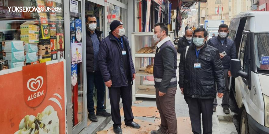 Hakkari’de denetimler sürüyor