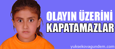 'Olayın üzerini kapatamazlar'