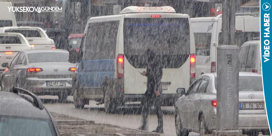 Yüksekova’da kar yağışı etkili oldu