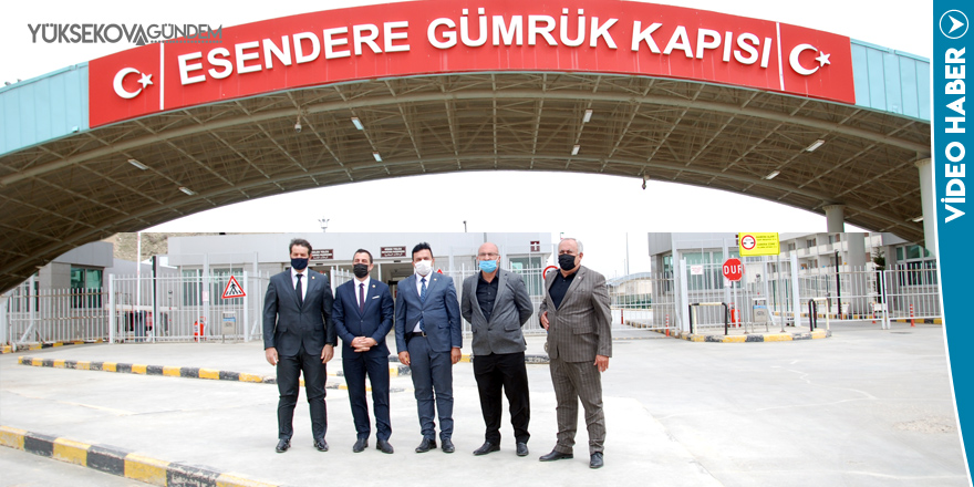 Esendere Sınır kapısının açılması için, Gümrük müdürüyle görüştüler