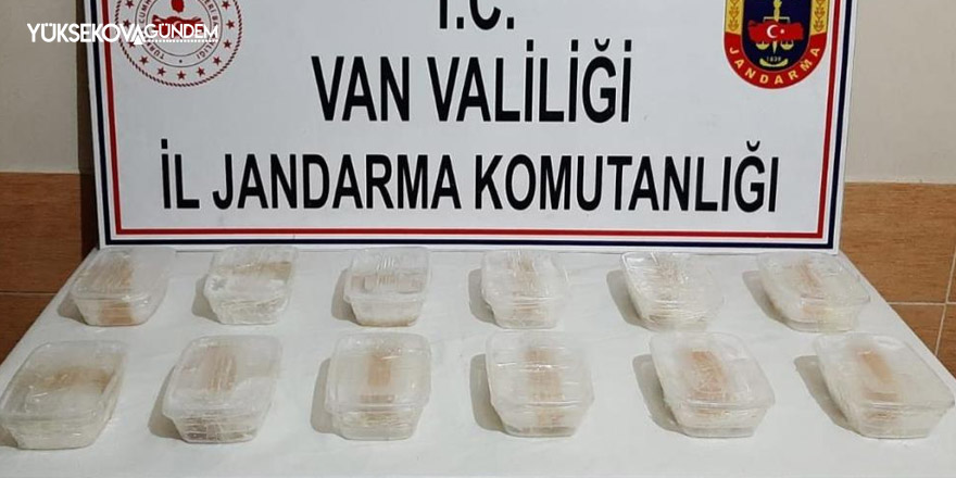 Başkale’de 6 kilo 427 gram metamfetamin ele geçirildi