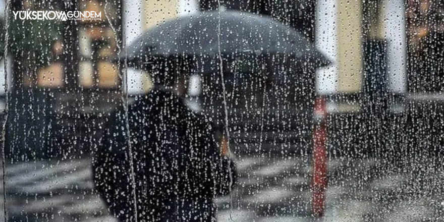 Meteorolojiden Hakkari için yağış ve kuvvetli rüzgar uyarısı