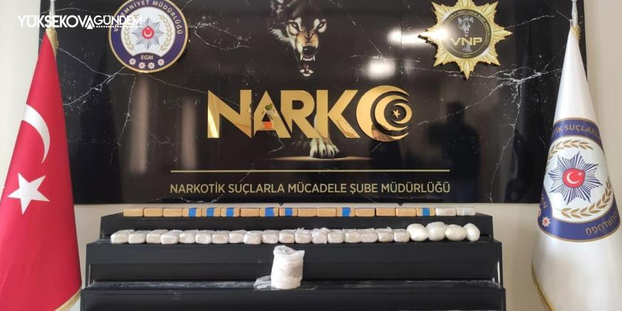 Van’da 20 kilo 485 gram uyuşturucu ele geçirildi