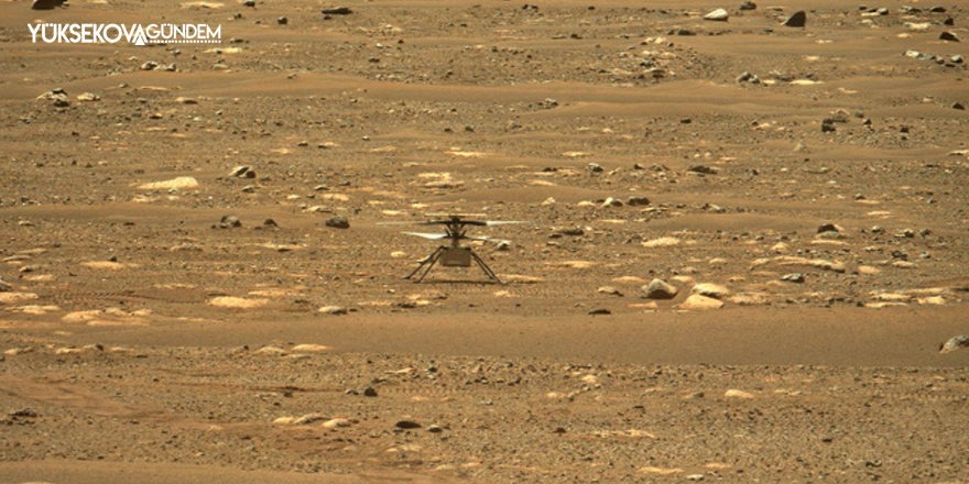 NASA helikopteri Ingenuity Mars'ta ilk uçuşunu yaptı