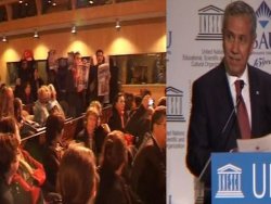 Bülent Arınç'a Paris'te protesto