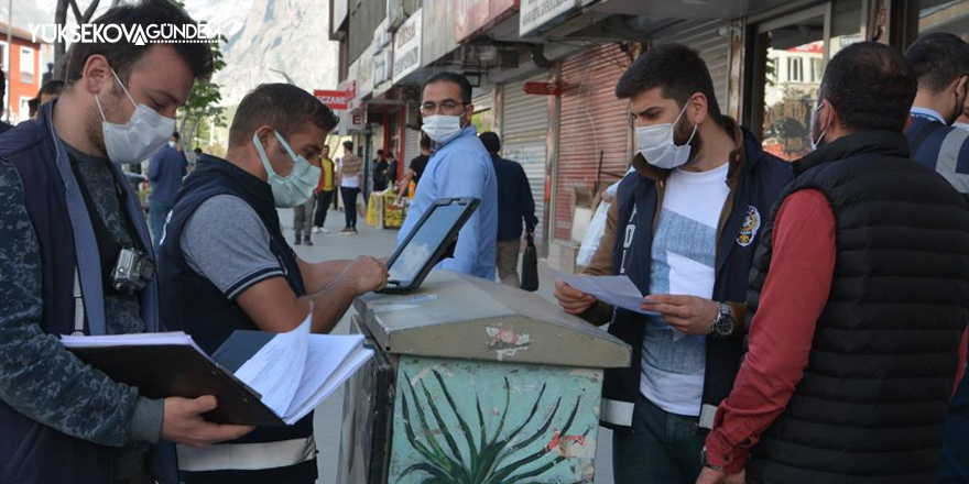 Hakkari’de 45 kişiye “kısıtlama” cezası