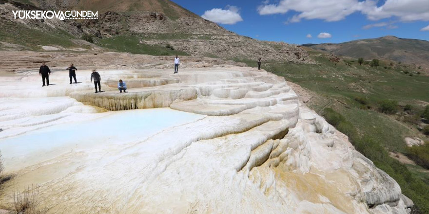 Van’ın Pamukkale’si ziyaretçilerini bekliyor