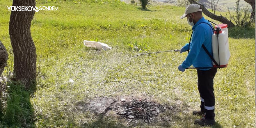 Hakkari'de keneyle mücadele çalışması