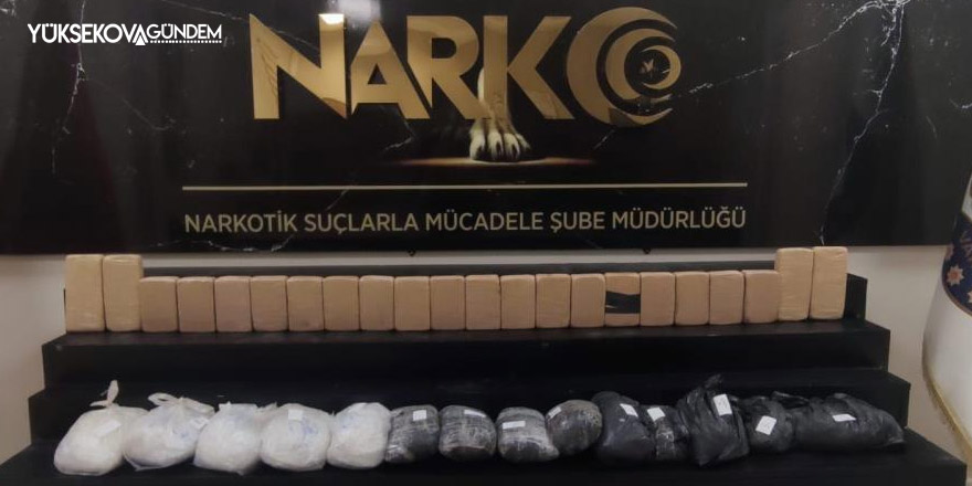 Van’da 24 kilo 790 gram uyuşturucu ele geçirildi