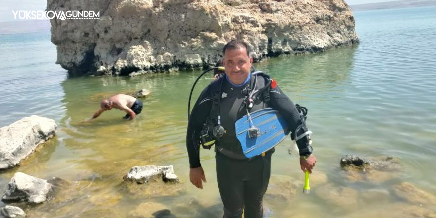 Van Gölü'nde su altı mağarası keşfedildi