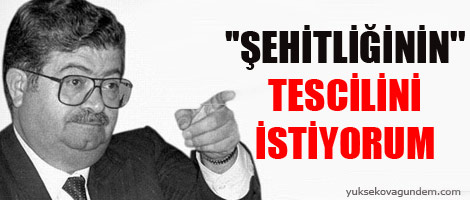 ''Şehitliğinin tescilini istiyorum''