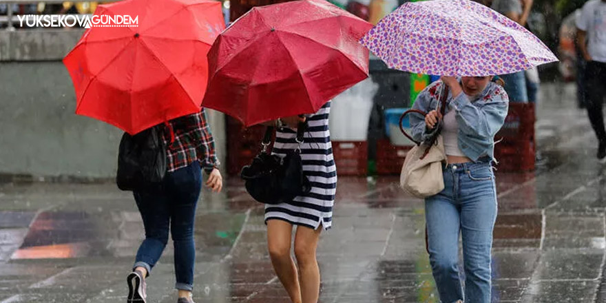 Meteorolojiden sağanak yağış uyarısı