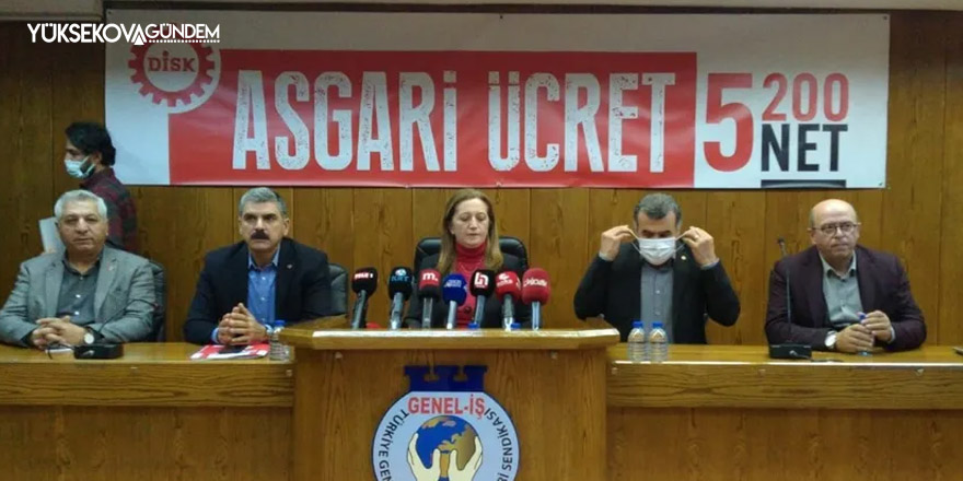 DİSK asgari ücret önerisini açıkladı: Net 5 bin 200 TL