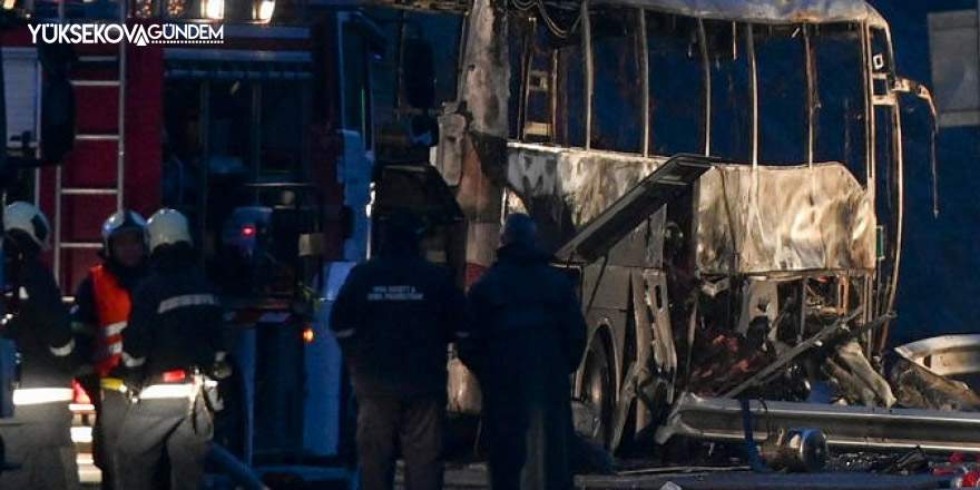 Bulgaristan'da yolcu otobüsü alev aldı: 46 ölü, 7 yaralı