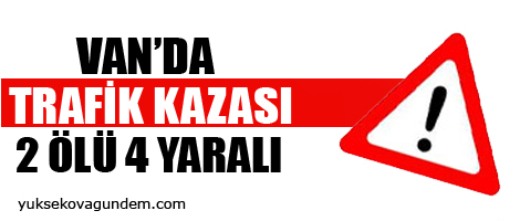 Van'da Trafik Kazası: 2 Ölü, 4 Yaralı