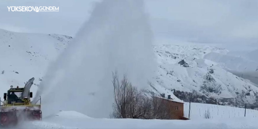 Hakkari'de 30 yerleşim yerinin yolu ulaşıma kapadı