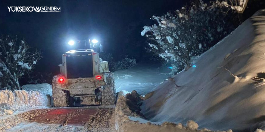 Hakkari'de 20 yerleşim yerinin yolu ulaşıma kapandı