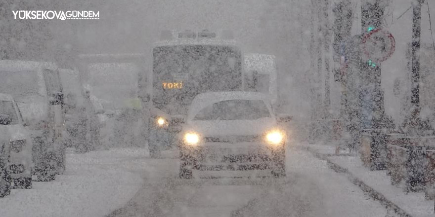 Van’da lapa lapa kar yağışı