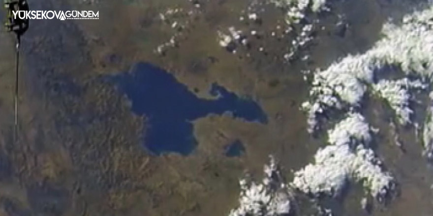 Van Gölü'nün uzaydan görüntüsü ilgi çekiyor